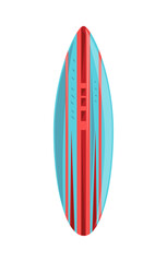 Wall Mural - surfboard vector icon