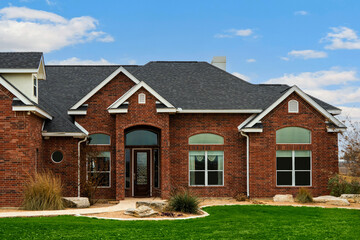 a farmhouse in the countryside