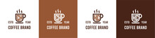 Letter CH And HC Coffee Logo, Suitable For Any Business Related To Coffee, Tea, Or Other With CH Or HC Initials.