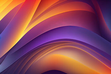 Poster - Abstract, Gradient background, Generative ai