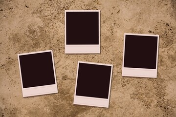 Poster - Empty blank classic retro photo frames