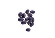 black beans isolated on transparent png