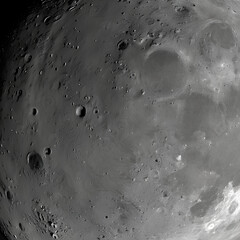 Wall Mural - surface of the moon. view from space. generative artificial intelligence.