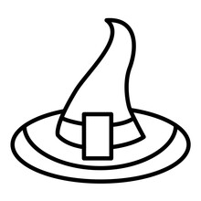 Witch Hat Icon Style