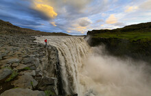 Overlooking Dettifoss Waterfall With Garrett Weintrob, Iceland.