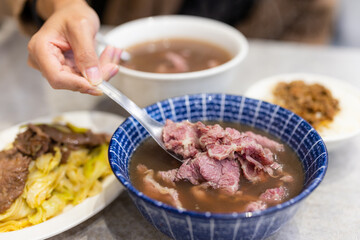 Sticker - Taiwan Tainan raw fresh beef soup