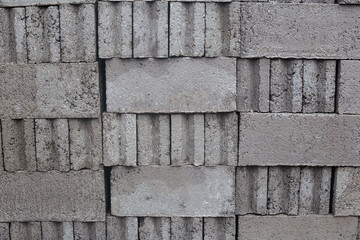 Close-up of the grey concrete texture. Material for construction.