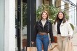 © luisrojasstock - Women walking in the street with shopping bags