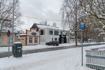 Wall Mural - Street view, Pärnu,Estonia, Europe