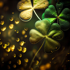 Canvas Print - st patrick day background