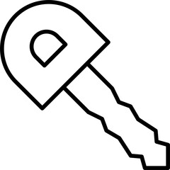 Wall Mural - Car Key  Icon