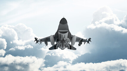 3d render F 16 3d render military aircraft of America fighter