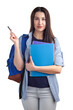 © BillionPhotos.com - Beautiful smile girl student with a notebook