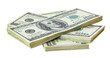 Stack of money dollar isolated. png transparent