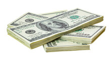 Stack Of Money Dollar Isolated. Png Transparent