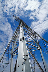 Wall Mural - high voltage electric tower line
