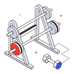 Canvas Print - Dumbbells 