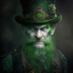 St. Patrick's day leprechaun  created with AI