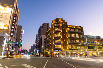 Wall Mural - Hayashi Department Store in Tainan at night