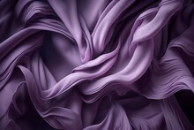 Soft Purple Chiffon Texture Generative AI
