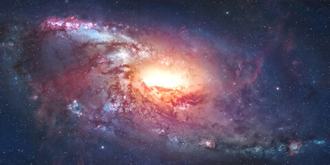 Poster - Space wallpaper. Universe. Stars and galaxies. Elements of this image furnished by NASA