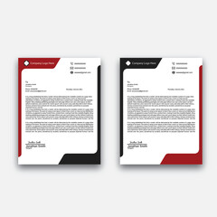 Wall Mural - letterhead design template