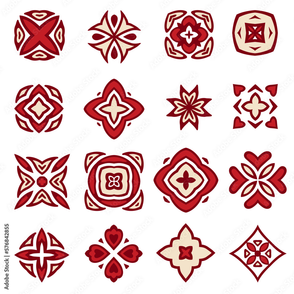 Set of simple and graceful monogram design templates, Elegant lineart ...
