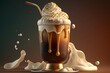 root beer float created using AI Generative Technology