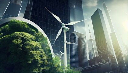 Wall Mural - esg green energy sustainable industry environmental social and corporate governance earth day the im