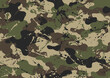 © Алексей Панков - Grunge camouflage texture seamless pattern. Abstract modern endless military camo background for fabric and fashion textile print. Vector illustration.