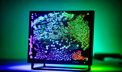 A display screen using tiny and efficient Micro LED technology to produce high-quality images