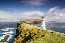 Landscape In The Islet Of Mykines, Faroe Islands