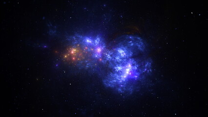 Wall Mural - galaxy space background universe magic sky nebula night purple cosmos. cosmic galaxy wallpaper blue 