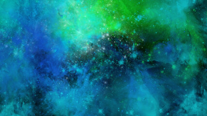 Wall Mural - abstract colorful background. colorful acrylic watercolor grunge paint background. outer space. fros