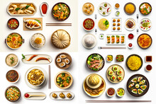 Assortiment De Plats Chinois, Cuisine Chinoise - Générative Ia