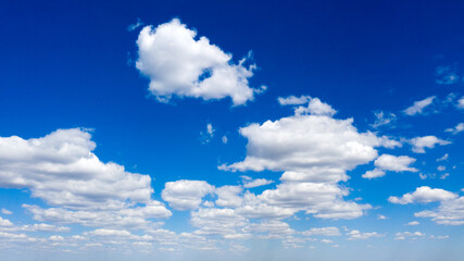 Wall Mural - clouds in the blue sky