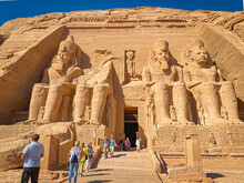 Abu Simbel, A Rock In Nubia, Two Ancient Egyptian Temples, The Time Of Ramses II