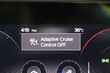 Adaptive cruise control warning in a new vehicle