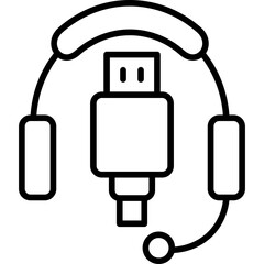 Poster - Headphones Icon