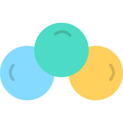 Canvas Print - Overlapping Circles Icon