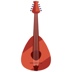 Sticker - lute instrument musical