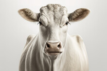 AI Image Of Domestic Cow In Studio