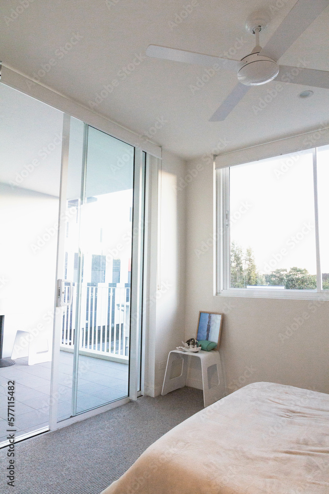 room with a window Stock Photo | Adobe Stock