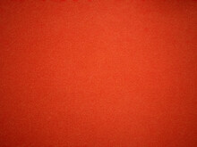 Orange Velvet Fabric Texture Used As Background. Empty Orange Fabric Background Of Soft And Smooth Textile Material. There Is Space For Text...
