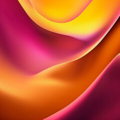 Wall Mural - abstract background with waves - abstract pink and yellow background - abstract background - generat