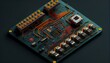 © Denis Yevtekhov - A circuit board with various connectors and ports.. Generative AI