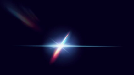 Wall Mural - modern transparent light lens flare background effect.