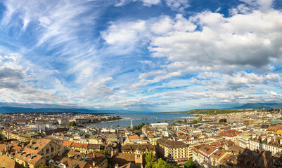 Sticker - Panoramic view of Geneva