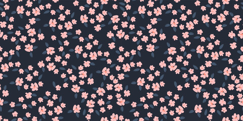 Wall Mural - Floral seamless pattern. Vector design for paper, cover, fabric, interior decor and other