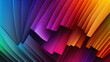 Abstract colorful background with stripes, colorful stripes background for design created with generative AI technology